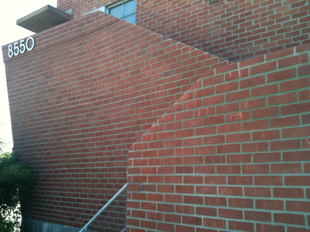 commercial brick wall